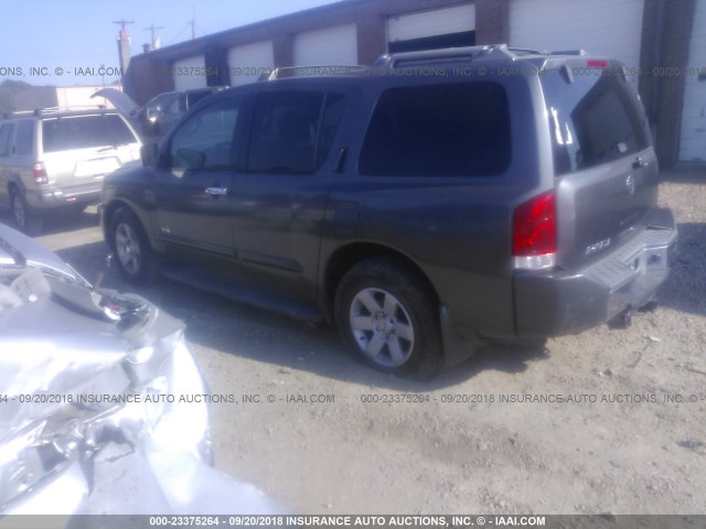 5N1AA08A55N726330 - 2005 NISSAN ARMADA SE/LE GRAY photo 3