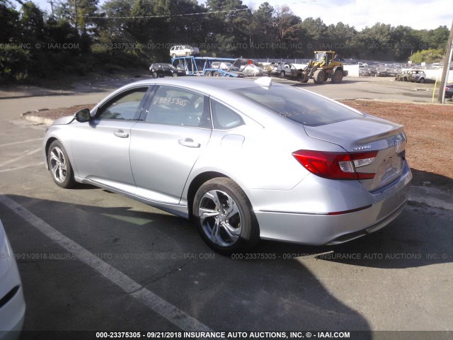 1HGCV1F57JA081177 - 2018 HONDA ACCORD EXL SILVER photo 3