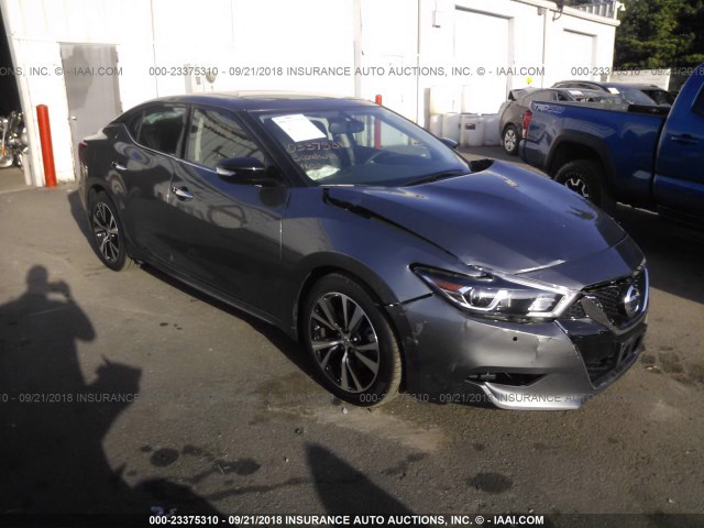 1N4AA6AP3JC376195 - 2018 NISSAN MAXIMA 3.5S/SV/SL/SR/PLAT GRAY photo 1