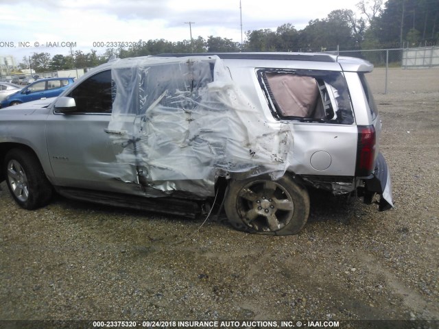 1GNSCAKC3HR373125 - 2017 CHEVROLET TAHOE C1500  LS SILVER photo 6