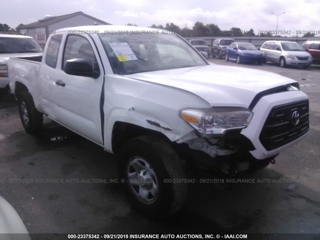 5TFRX5GNXHX082713 - 2017 TOYOTA TACOMA ACCESS CAB/SR/SR5 თეთრი ფოტო 1