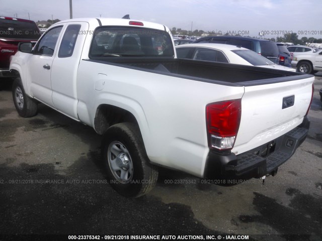 5TFRX5GNXHX082713 - 2017 TOYOTA TACOMA ACCESS CAB/SR/SR5 თეთრი ფოტო 3