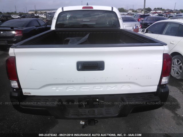 5TFRX5GNXHX082713 - 2017 TOYOTA TACOMA ACCESS CAB/SR/SR5 თეთრი ფოტო 6