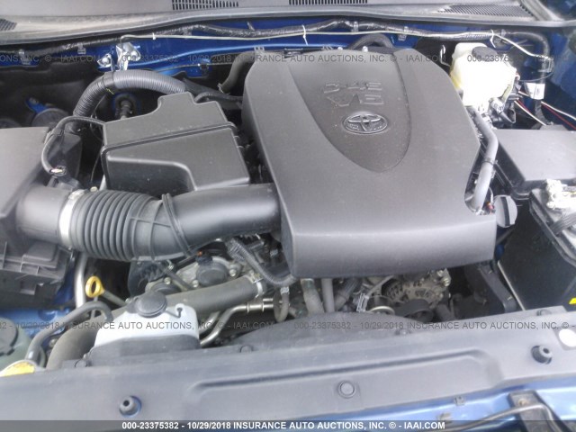 3TMDZ5BN8HM013293 - 2017 TOYOTA TACOMA BLUE photo 10