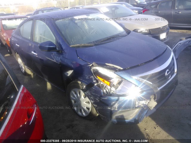 3N1CN7AP3JL811138 - 2018 NISSAN VERSA S/S PLUS/SV/SL Синій фото 1