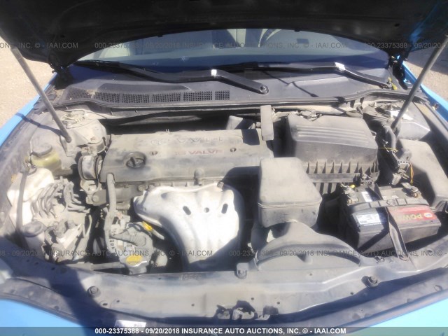 4T4BE46K69R050452 - 2009 TOYOTA CAMRY SE/LE/XLE BLUE photo 10