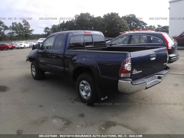 5TFUX4EN2DX023088 - 2013 TOYOTA TACOMA ACCESS CAB Blau Foto 3