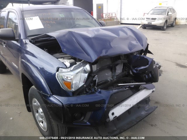 5TFUX4EN2DX023088 - 2013 TOYOTA TACOMA ACCESS CAB Blau Foto 6