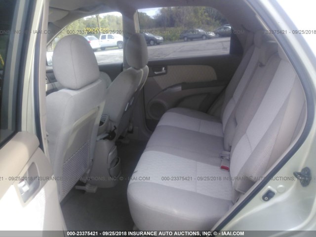 KNDJE723057055682 - 2005 KIA NEW SPORTAGE  BEIGE photo 8