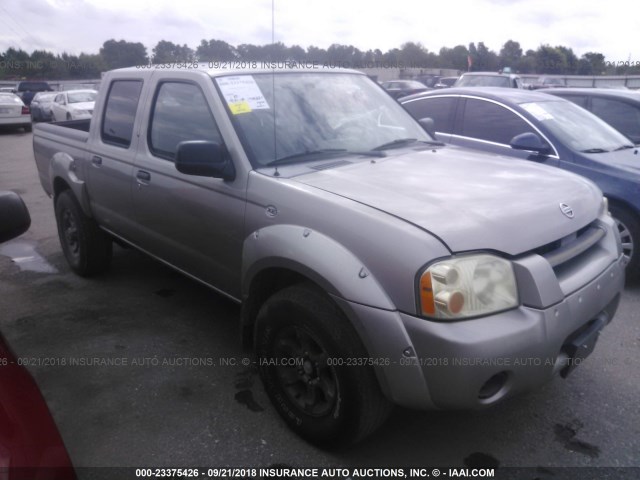 1N6ED27T84C470753 - 2004 NISSAN FRONTIER CREW CAB XE V6 SILVER photo 1