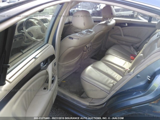 JNKBF01A65M100360 - 2005 INFINITI Q45 BLUE photo 8