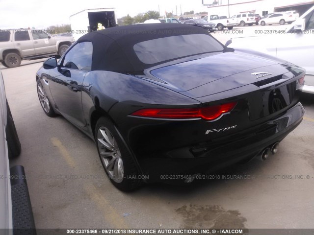 SAJWB6E6XH8K40174 - 2017 JAGUAR F-TYPE BLACK photo 3