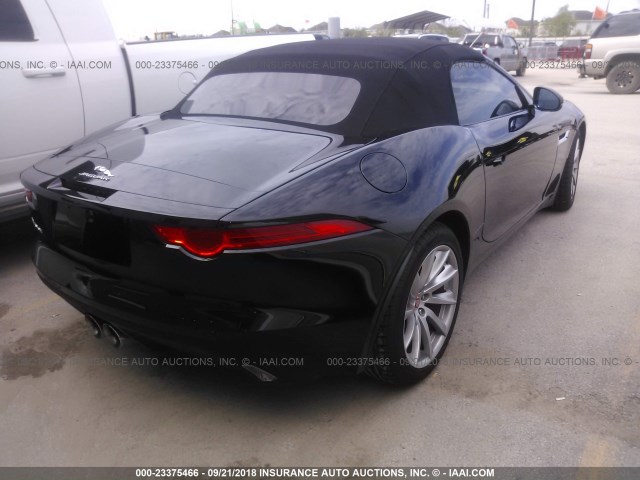 SAJWB6E6XH8K40174 - 2017 JAGUAR F-TYPE BLACK photo 4