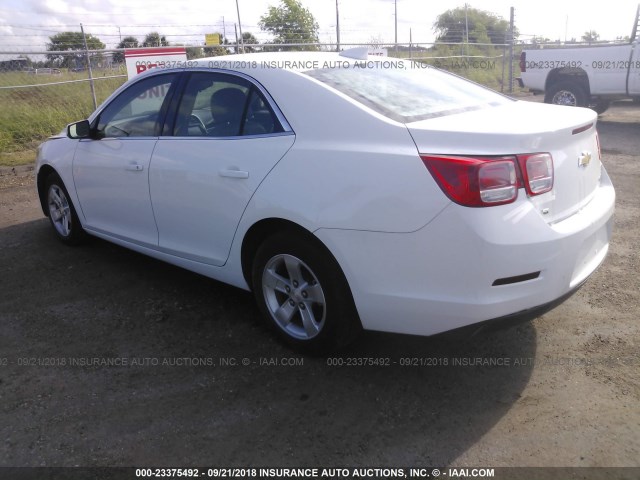 1G11C5SA9GF144130 - 2016 CHEVROLET MALIBU LIMITED LT WHITE photo 3