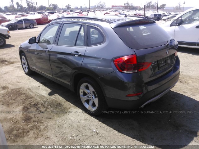 WBAVM1C54EVW55115 - 2014 BMW X1 SDRIVE28I GRAY photo 3