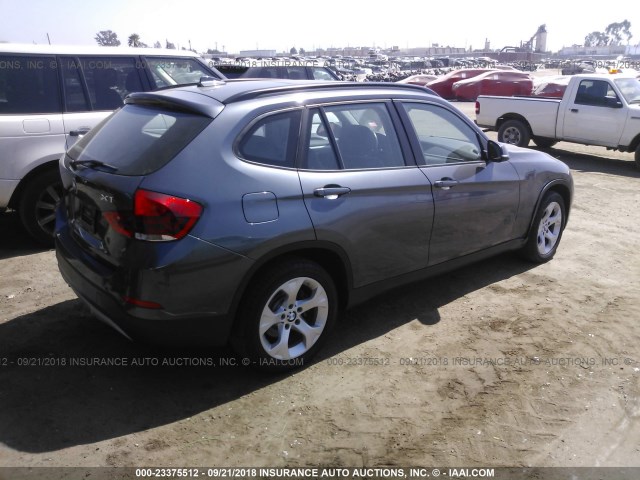 WBAVM1C54EVW55115 - 2014 BMW X1 SDRIVE28I GRAY photo 4