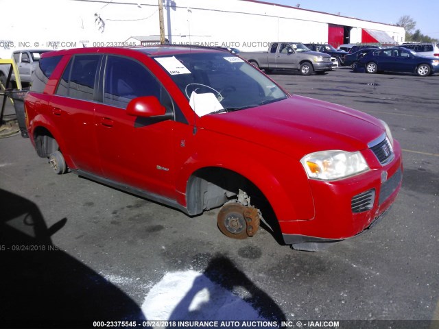 5GZCZ33Z37S838762 - 2007 SATURN VUE HYBRID RED photo 1