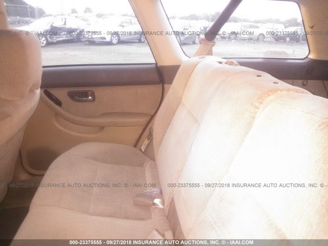 4S3BH6756Y7663999 - 2000 SUBARU LEGACY OUTBACK AWP 勃艮第红 照片 8