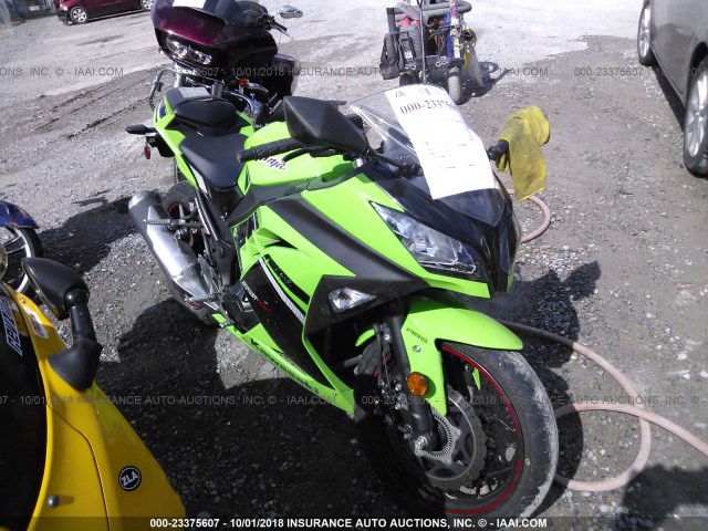 JKAEX8B17EDA08440 - 2014 KAWASAKI EX300 B GREEN photo 1