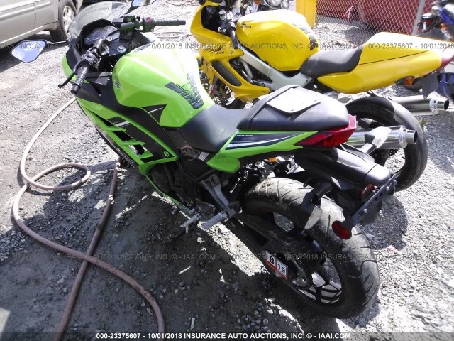 JKAEX8B17EDA08440 - 2014 KAWASAKI EX300 B GREEN photo 3