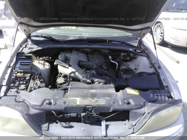 1LNHM86S55Y602699 - 2005 LINCOLN LS 银色 照片 10