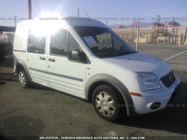 NM0LS6BNXDT151531 - 2013 FORD TRANSIT CONNECT XLT WHITE photo 1