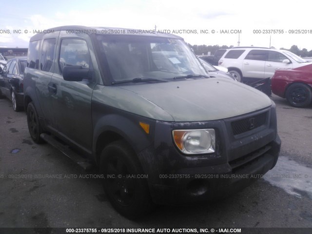 5J6YH18593L015997 - 2003 HONDA ELEMENT EX GREEN photo 1