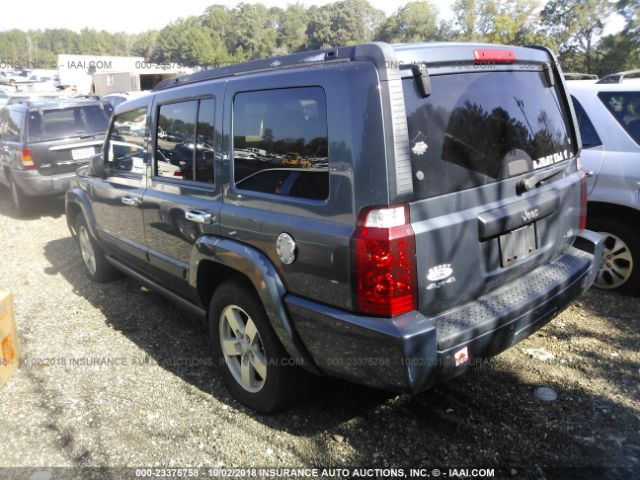 1J8HG48K68C145641 - 2008 JEEP COMMANDER SPORT BLUE photo 3