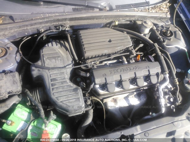 2HGES16325H532345 - 2005 HONDA CIVIC DX VP 蓝色 照片 10