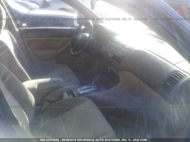 2HGES16325H532345 - 2005 HONDA CIVIC DX VP 蓝色 照片 5