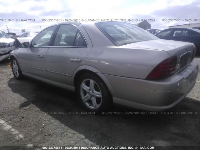 1LNHM86S02Y664717 - 2002 LINCOLN LS 棕色 照片 3