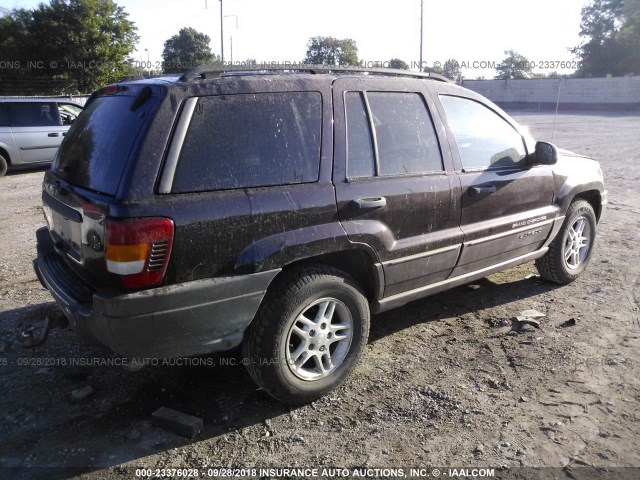 1J4GW48S54C103925 - 2004 JEEP GRAND CHEROKEE LAREDO/COLUMBIA/FREEDOM 紫色 照片 4