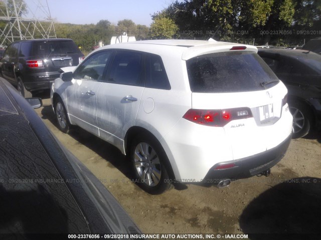 5J8TB2H51CA002469 - 2012 ACURA RDX TECHNOLOGY WHITE photo 3