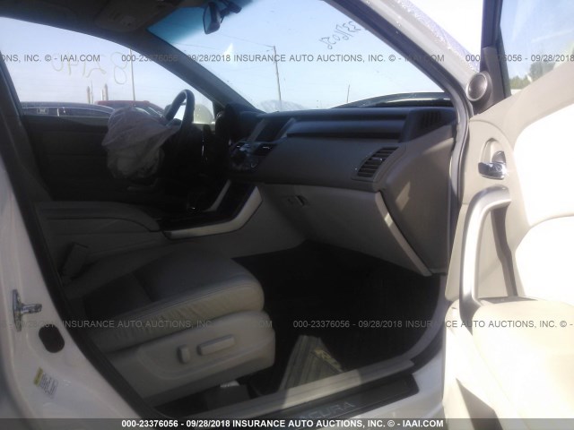 5J8TB2H51CA002469 - 2012 ACURA RDX TECHNOLOGY WHITE photo 5