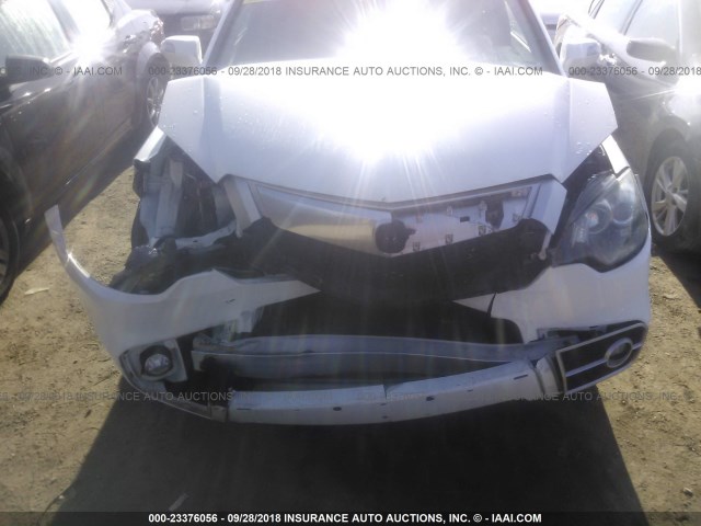 5J8TB2H51CA002469 - 2012 ACURA RDX TECHNOLOGY WHITE photo 6