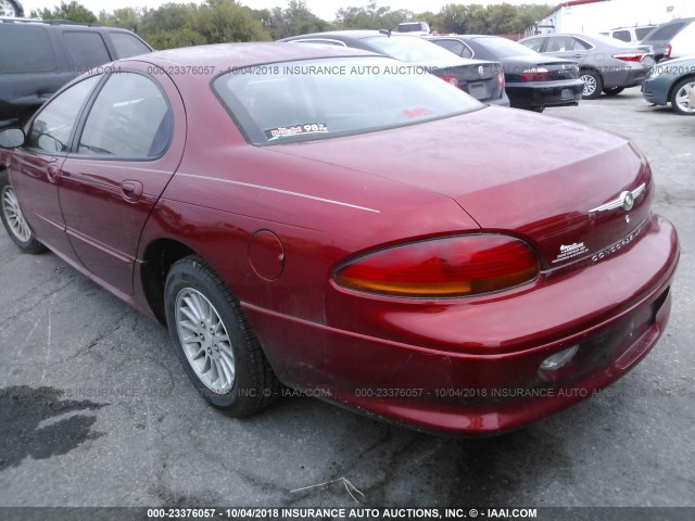 2C3AD36M62H160939 - 2002 CHRYSLER CONCORDE LXI RED photo 3