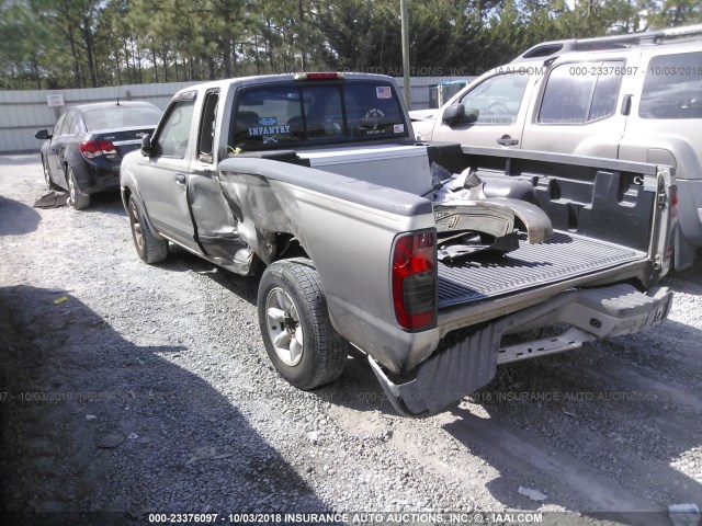 1N6DD26T14C421455 - 2004 NISSAN FRONTIER KING CAB XE TAN photo 3