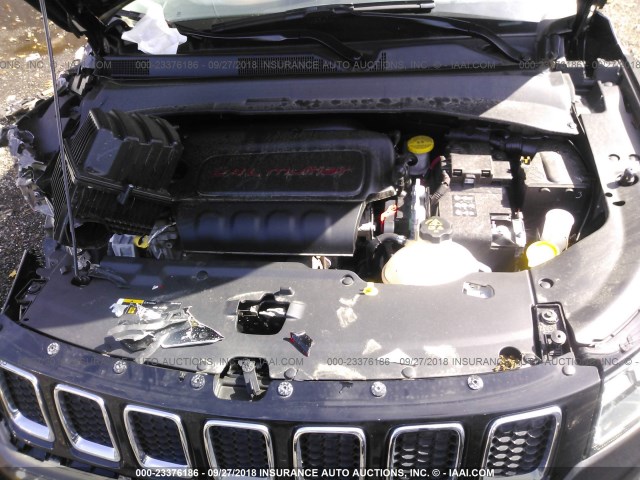 3C4NJDBBXJT101897 - 2018 JEEP COMPASS LATITUDE 棕色 照片 10