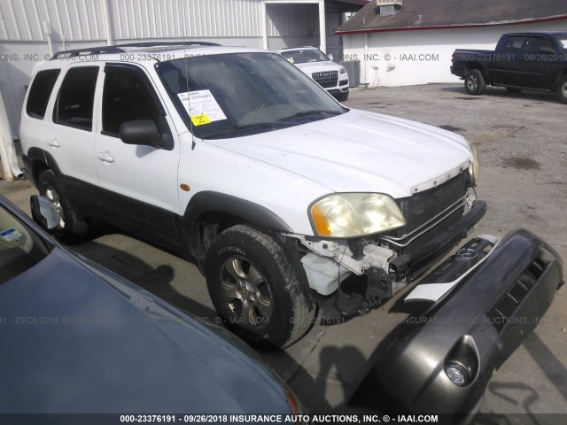 4F2CU09152KM56418 - 2002 MAZDA TRIBUTE LX/ES WHITE photo 1