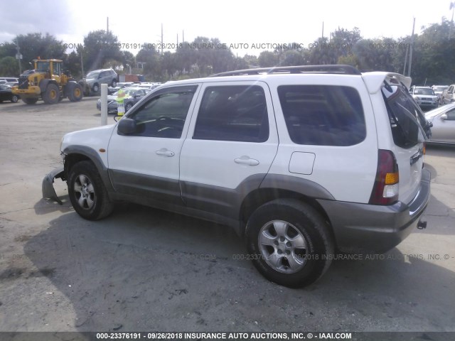 4F2CU09152KM56418 - 2002 MAZDA TRIBUTE LX/ES 白色 照片 3