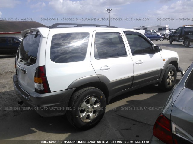4F2CU09152KM56418 - 2002 MAZDA TRIBUTE LX/ES 白色 照片 4