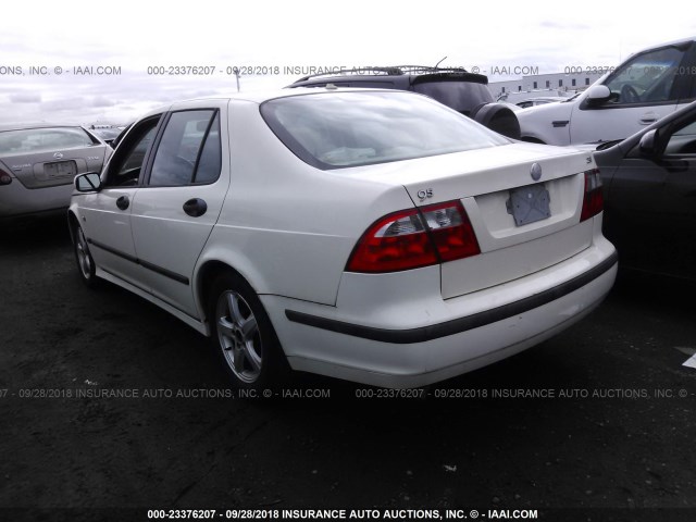 YS3ED49A843505391 - 2004 SAAB 9-5 ARC WHITE photo 3