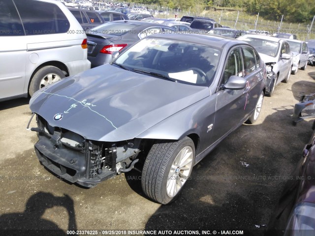 WBAPK5C50AA599939 - 2010 BMW 328 XI SULEV GRAY photo 2