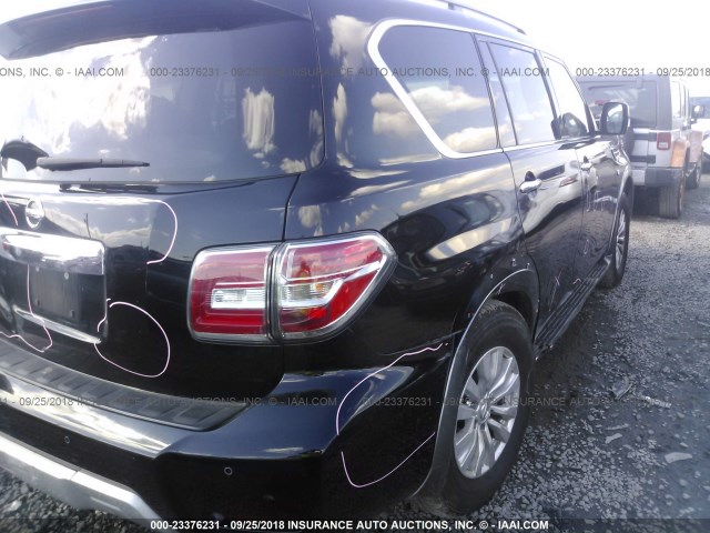 JN8AY2NCXH9506524 - 2017 NISSAN ARMADA SV/SL/PLATINUM BLACK photo 4