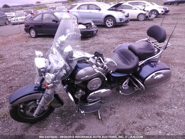 JKBVNKD145A002590 - 2005 KAWASAKI VN1600 D1 BLUE photo 2