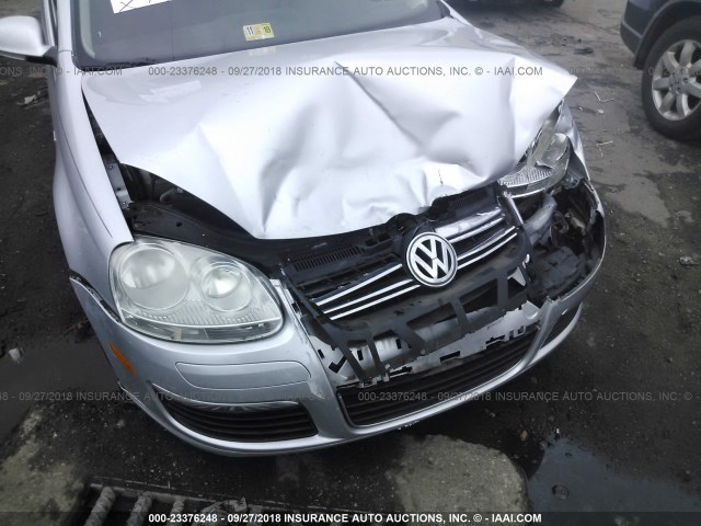 3VWEF71K97M084417 - 2007 VOLKSWAGEN JETTA WOLFSBURG 银色 照片 6