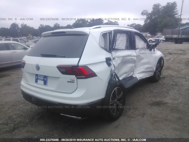 3VV2B7AX7JM109501 - 2018 VOLKSWAGEN TIGUAN SE/SEL WHITE photo 4