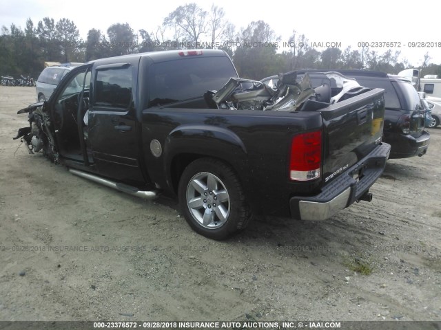 3GTP1VE00DG213632 - 2013 GMC SIERRA C1500 SLE BLACK photo 3