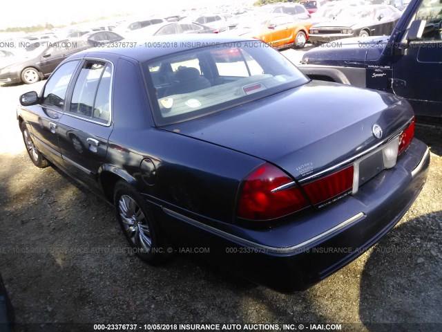 2MEFM74W6YX664112 - 2000 MERCURY GRAND MARQUIS GS BLUE photo 3