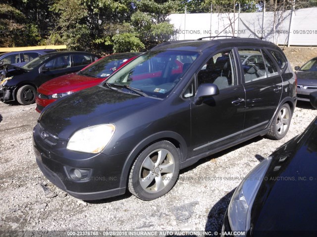 KNAFG525487220706 - 2008 KIA RONDO LX/EX GRAY photo 2